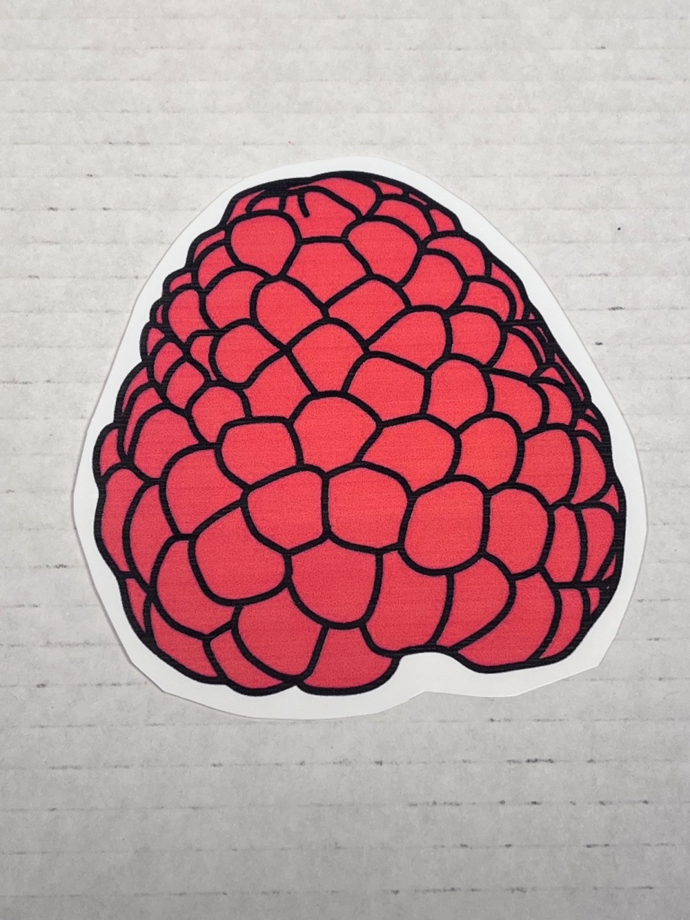 Raspberry Vinyl Cut Sticker - Picture 1 of 1